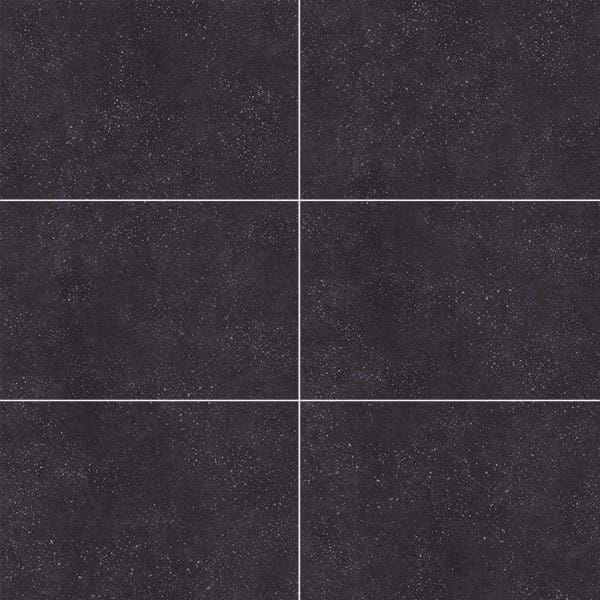 Black Mineral Paneele in Fliesenoptik