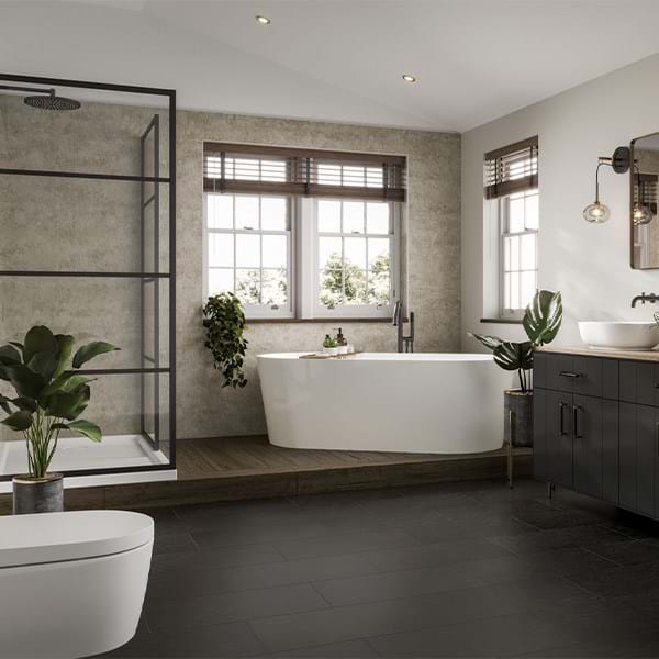 Stone Elements bathroom wall panels by Multipanel